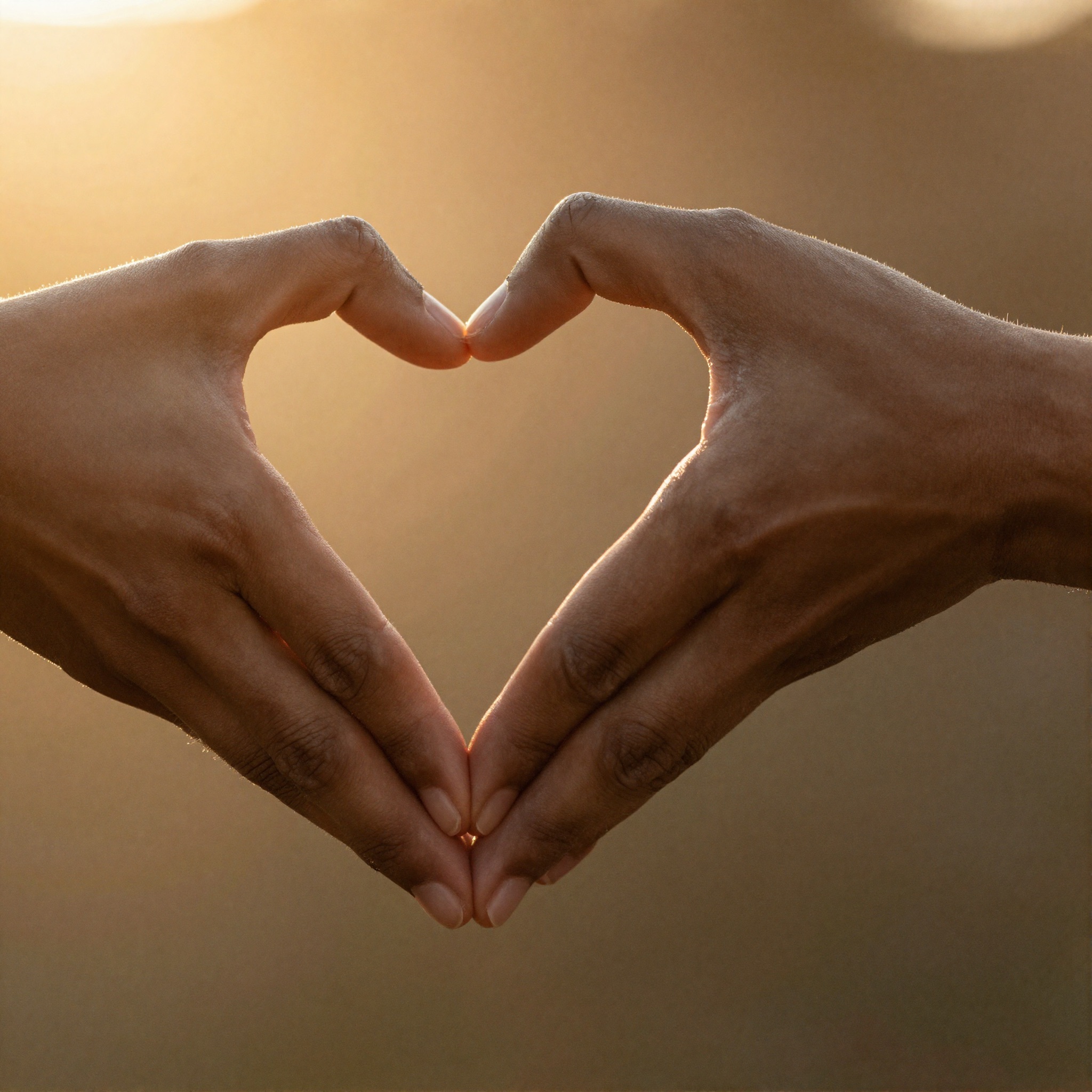 Hands forming a heart